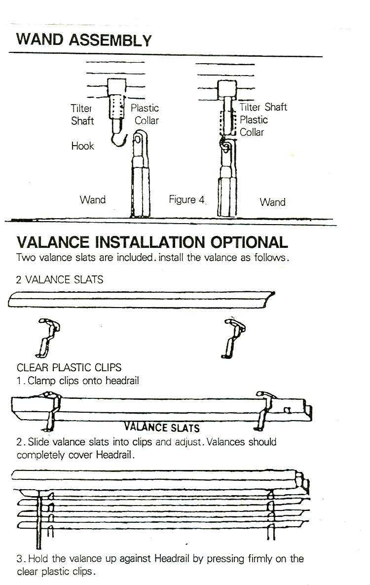 blind wand assembly instructions